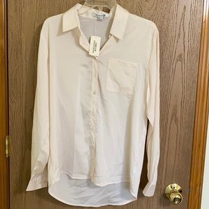 Forever21 Long Sleeve Button-up Shirt - Large